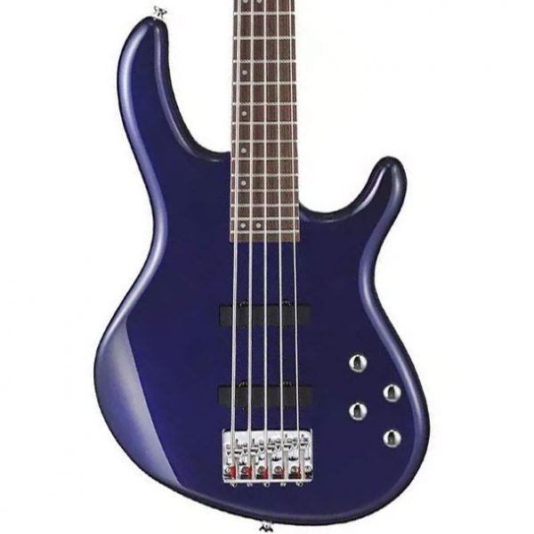 CORT ACTION BASS V PLUS METALLIC BLUE 5-STRING ACTIVE BASS GUITAR