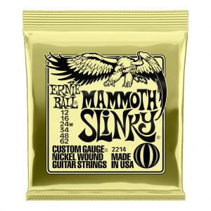 Ernie Ball MAMMOTH SLINKY NICKEL WOUND ELECTRIC GUITAR STRINGS -0 12-62 GAUGE